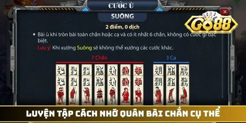 Cách Nhớ Quân Bài Chắn - Trở Thành Cao Thủ Chuyên Nghiệp 4 Luyện tập cách nhớ quân bài chắn cụ thể