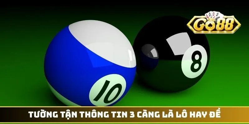 Lô Đề 3 Càng Là Gì - Bí Mật Chinh Phục Giải Thưởng Lớn 3 Tường tận thông tin 3 càng là lô hay đề